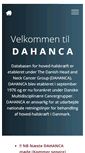 Mobile Screenshot of dahanca.oncology.dk